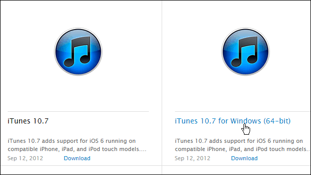 Atsisiųskite „iTunes“