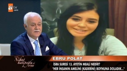 Ebru Polat prisijungė prie Nihat Hatipoğlu programos