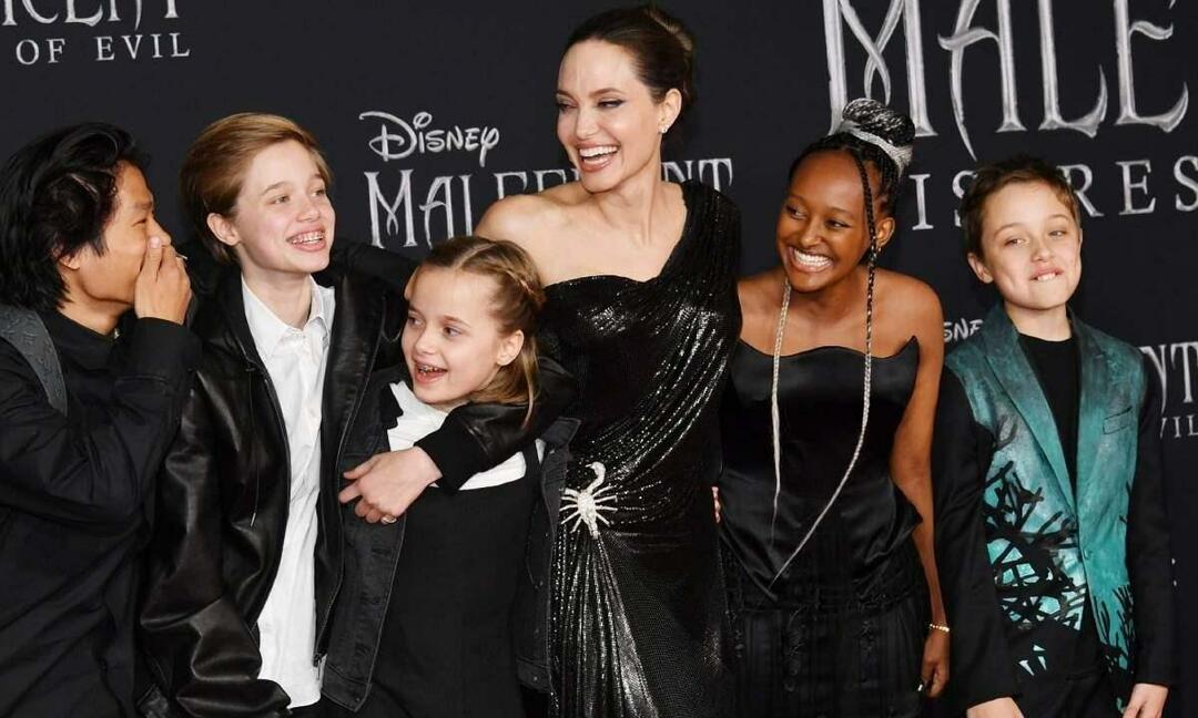 Angelina Jolie ir jos vaikai