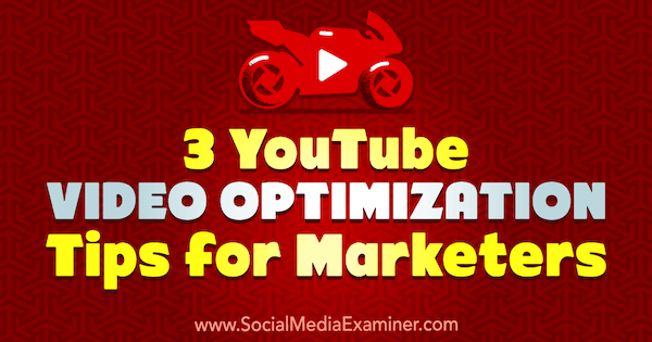 3 Richa Pathak „YouTube“ vaizdo įrašų optimizavimo patarimai rinkodaros specialistams socialinių tinklų eksperte.