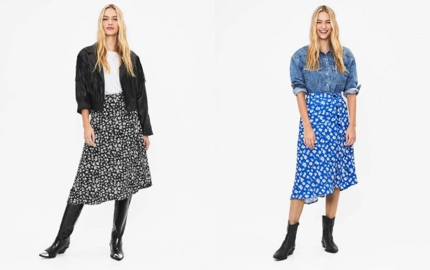 Aybüke Pusat pirmenybė teikiama 2019 rudens sezono gėlių modelių sijonų modeliams