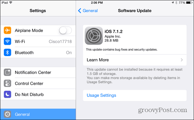 „Apple“ išleido „iOS 7.1.2“ programinės įrangos naujinį