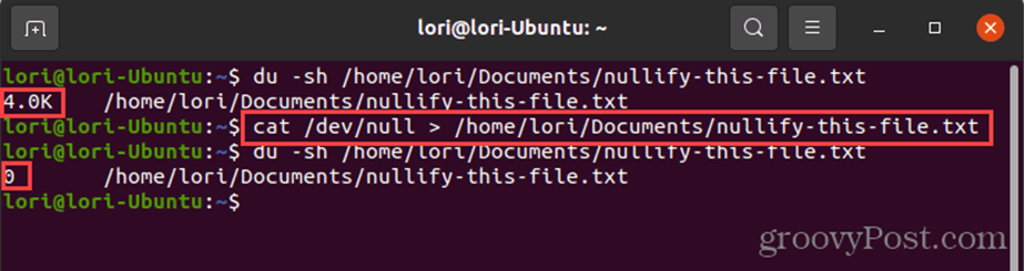Peradresuoti devnull į failą sistemoje Linux