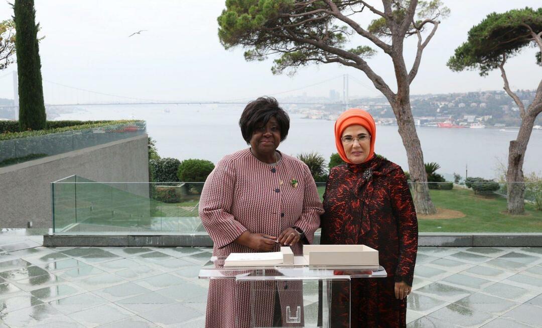 Pirmoji ponia Erdoğan susitiko su Mozambiko Respublikos prezidento žmona!