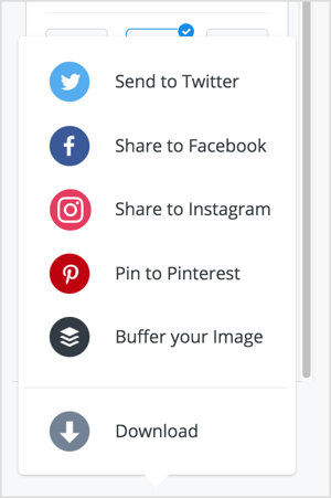 Per Pablo galite pasidalinti savo atvaizdu „Twitter“, „Facebook“, „Instagram“ ar „Pinterest“. 