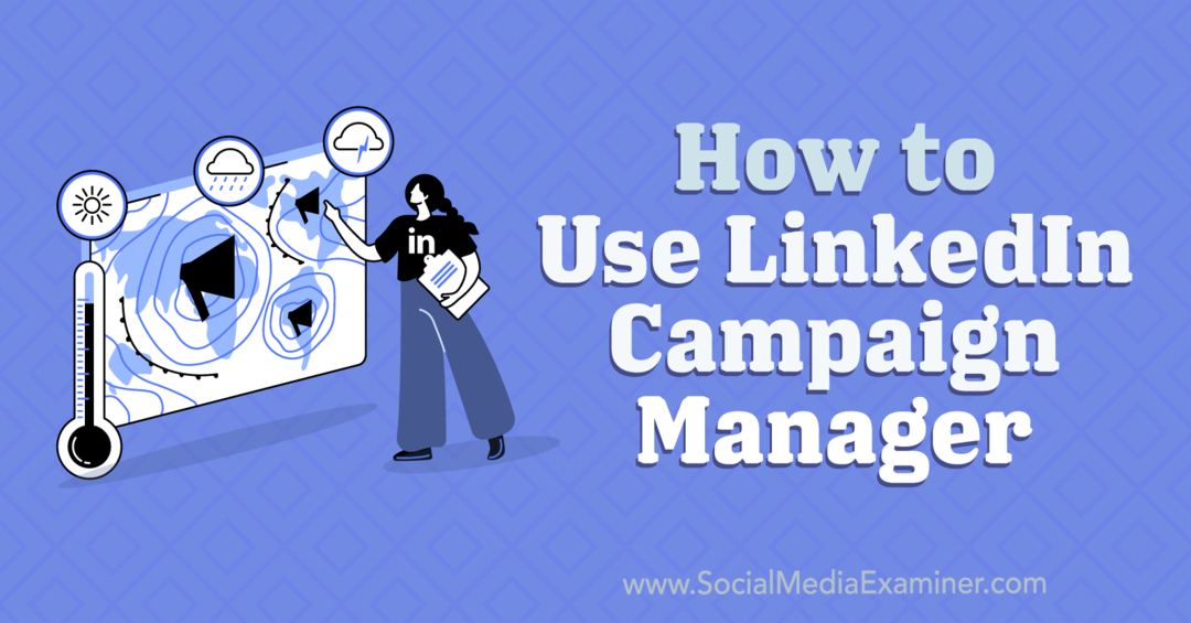 Kaip naudoti „LinkedIn Campaign Manager“: Socialinės medijos tyrėjas