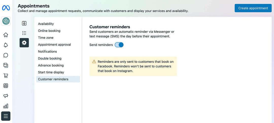 kaip-tvarkyti-užsakyti-paskyrimus-or-rezervacijas-per-meta-business-suite-send-reminders-panel-click-settings-tab-select-customer-reminders-click-toggle-to-enable-example- 19