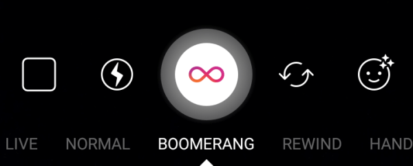 Naudojant „Boomerang“ nuotraukų serija pavirs „looping“ vaizdo įrašu.