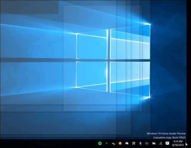 „Windows 10“ darbalaukio žvilgsnis