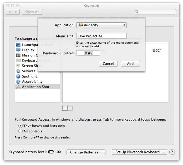 Kaip sukurti spartųjį klavišą bet kurioje „Mac OS X“ programoje