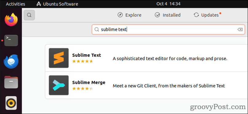 Ieškokite Sublime Text