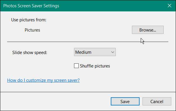 nustatyti nuotraukas kaip ekrano užsklandą „Windows“.