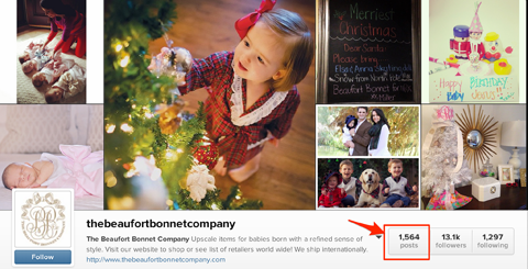 beaufort bonnet įmonės instagram profile