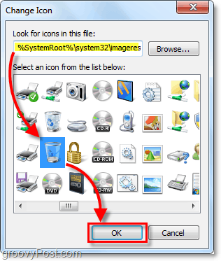 raskite „imageres.dll“ failą „Windows 7“