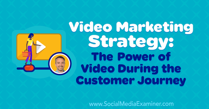 Vaizdo įrašų rinkodaros strategija: vaizdo įrašų galia kliento kelionės metu, pateikiant Ben Amoso ​​įžvalgas socialinės žiniasklaidos rinkodaros tinklalaidėje.