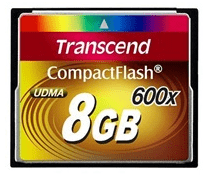 „Transcend CompactFlash“ 8 GB atminties kortelė