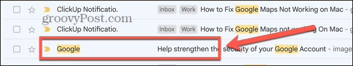 gmail neturi pašto dėžutės etiketės