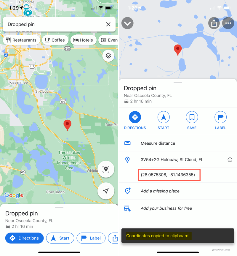 „iPhone“ numetė PIN kodą „Google“ žemėlapiuose
