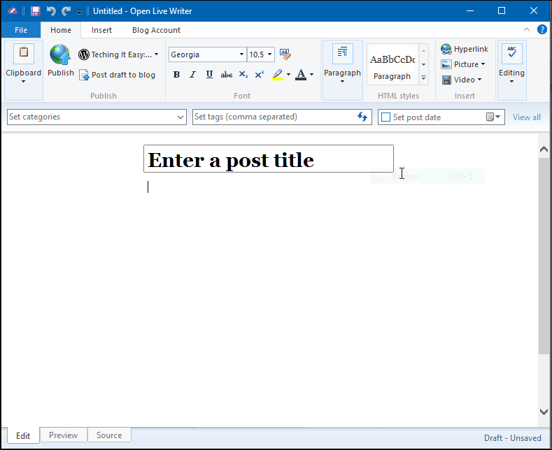 Išleista atvirojo kodo šakota „Windows Live Writer“ versija