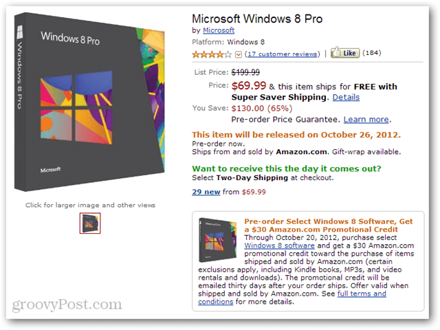 „Windows 8“ kupono kodo pardavimo promo nuolaida