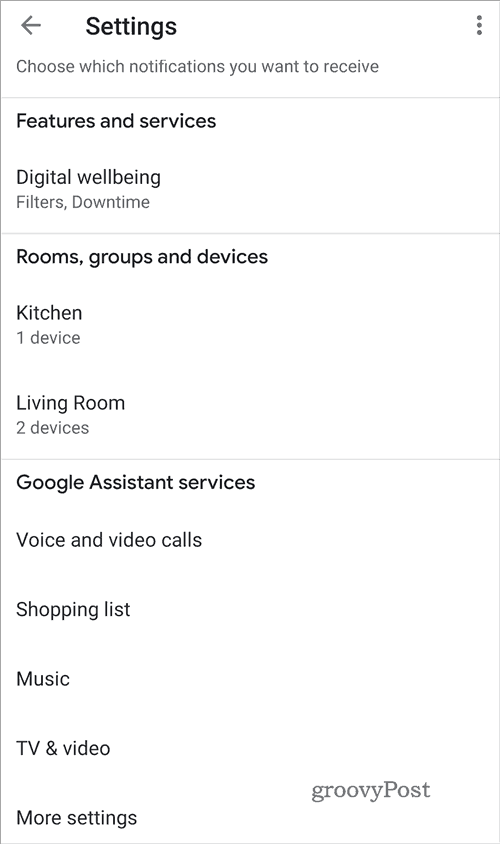 „Google“ namų nustatymai