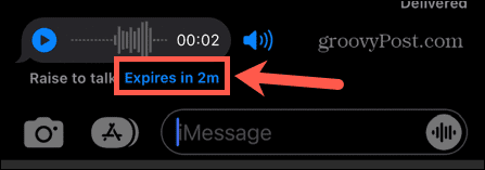 iphone žinučių galiojimo laikas baigiasi