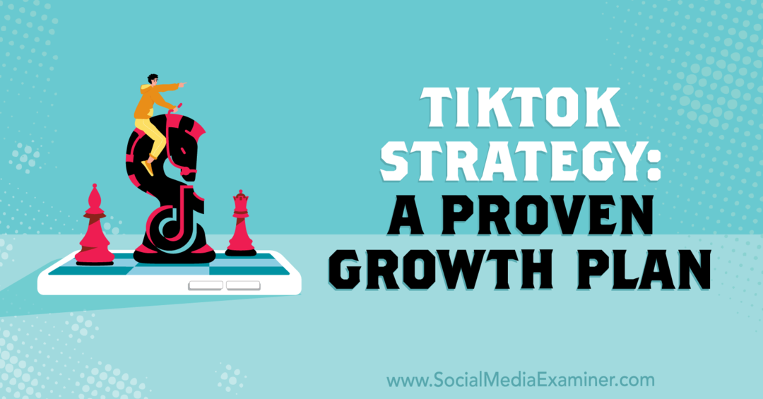 „TikTok“ strategija: patikrintas augimo planas, kuriame pateikiamos Jacksono Zaccaria įžvalgos socialinės žiniasklaidos rinkodaros podcast'e.