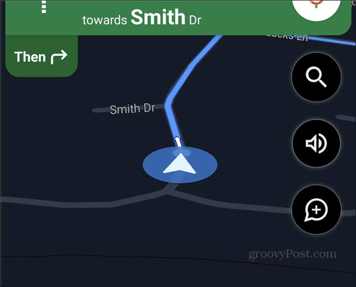 Naršykite „Google Maps“ automobilio simbolį