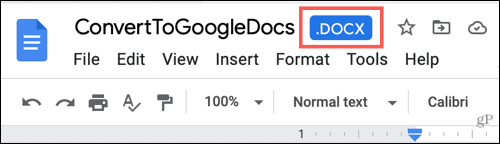 „Word“ failas „Google“ dokumentuose