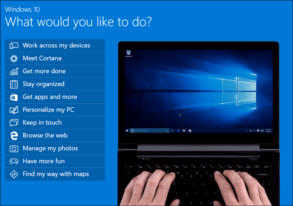 „Windows 10“ demonstracinės temos