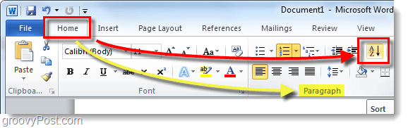 Kaip rūšiuoti „Microsoft Word“ sąrašus abėcėlės tvarka