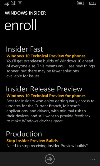 „Windows 10 Mobile Insider“ leidimo peržiūra
