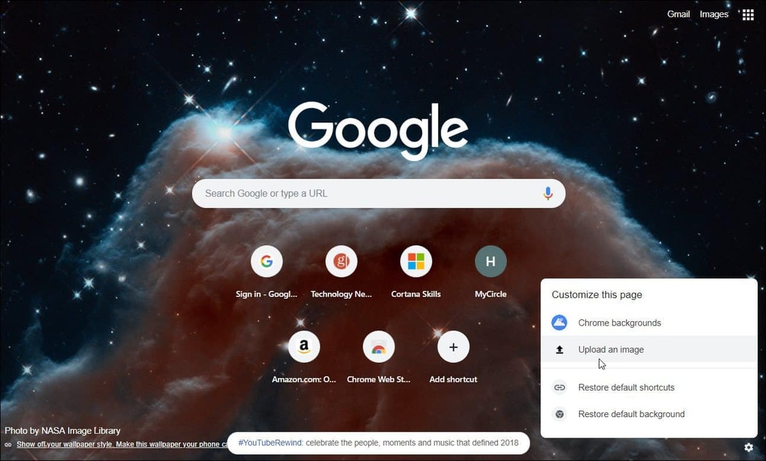 Tinkinkite naujo skirtuko puslapį „Google Chrome“