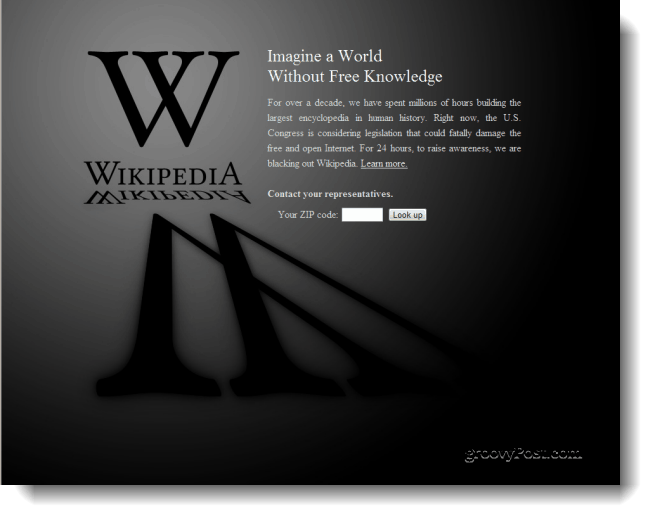 Vikipedija tamsoje