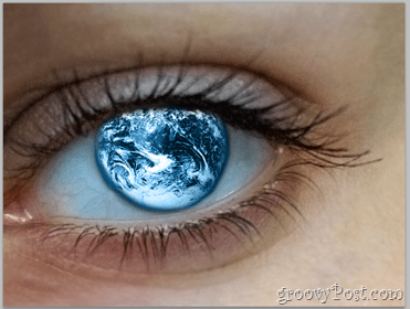 „Adobe Photoshop“ pagrindai - „Žmogaus akis“ prideda Žemės rutulį
