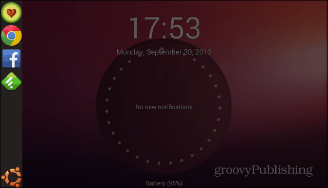 „Ubuntu Lockscreen“ šoninė juosta