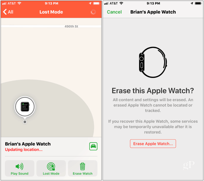 Nuvalykite „Apple Watch“