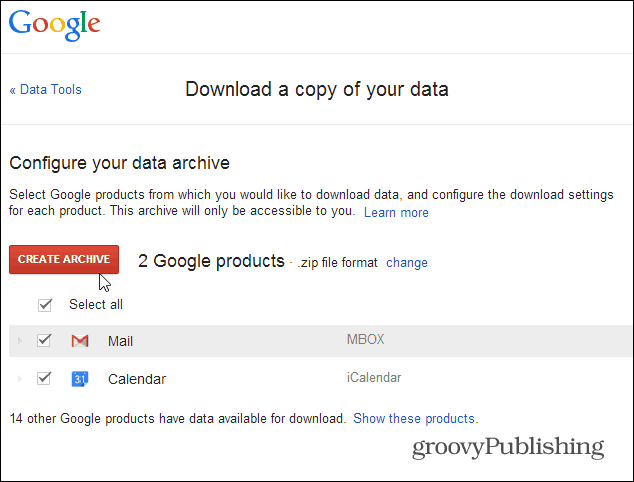 archyvas gmail duomenys