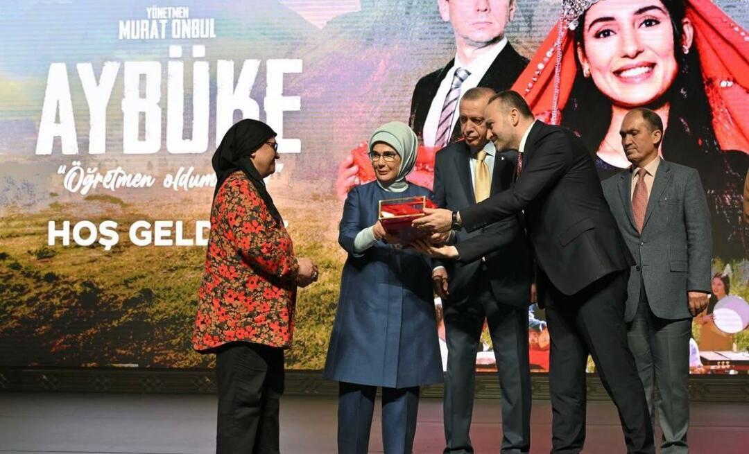Filmo „Aybüke I Became a Teacher“ premjera, kurioje dalyvavo prezidentas Erdoğanas!