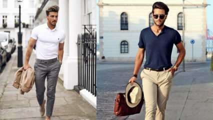 Kokie yra 2021 m. Vyriškų marškinėlių modeliai? Gražiausių vyriškų marškinėlių derinių pasiūlymai