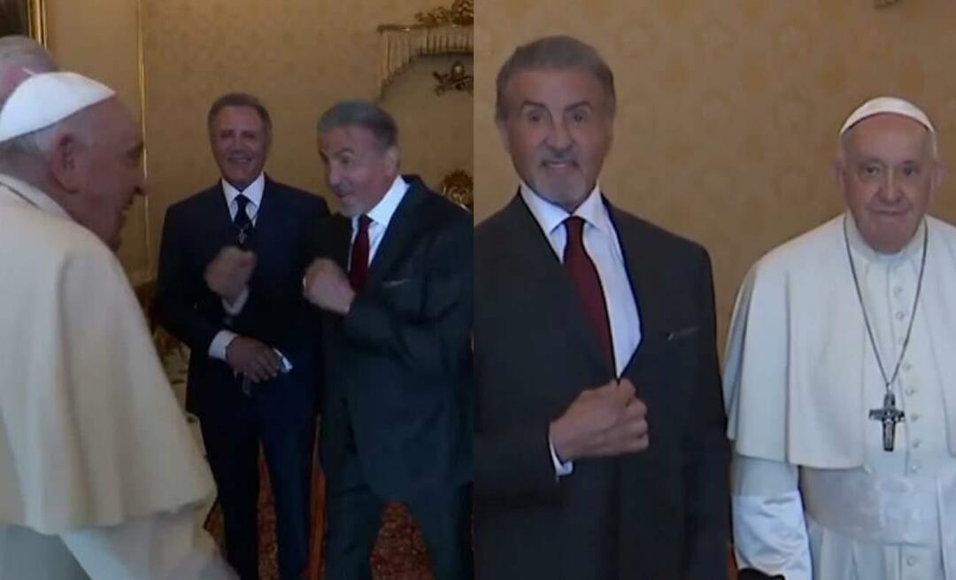 Roko žvaigždė Sylvesteris Stallone metė iššūkį popiežiui Pranciškui!