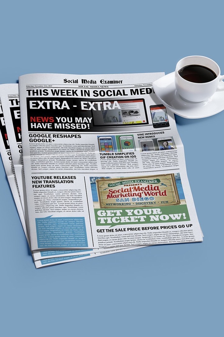 socialinių tinklų eksperto savaitės naujienos 2015 m. lapkričio 21 d