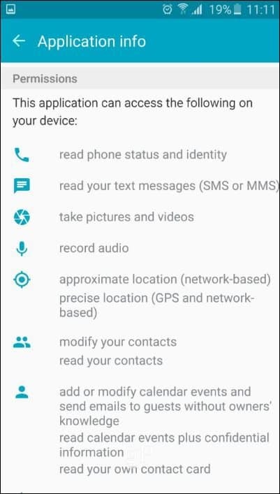 „Android Marshmallow“ patarimas: suteikite konkrečius programos leidimus