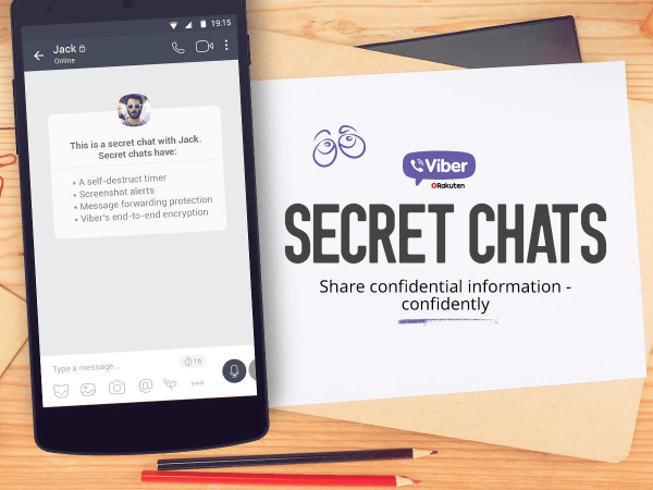 Mobilioji pranešimų programėlė „Viber“ išleido į „Snapchat“ panašų savo paslaugos atnaujinimą, pavadintą „Slapti pokalbiai“.