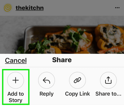 Sukurkite stiprias, įtraukiančias „Instagram“ istorijas, galimybė pridėti „Instagram“ įrašą prie istorijos