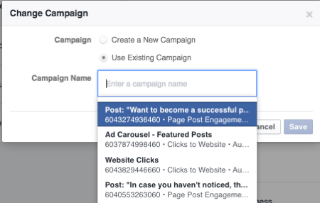 facebook reklamos kampanija