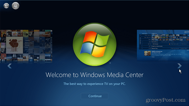 „Windows Media Center“