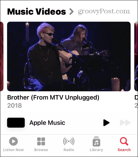 „Apple Music“ vaizdo įrašų grojaraščiai