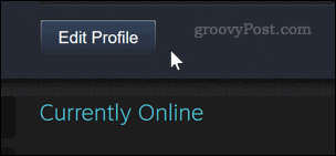 „Steam“ profilio redagavimas