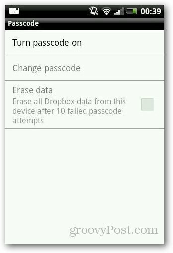 Kaip apsaugoti „Dropbox“ slaptažodžiu „Android“